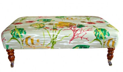 Tropical Fish Footstool